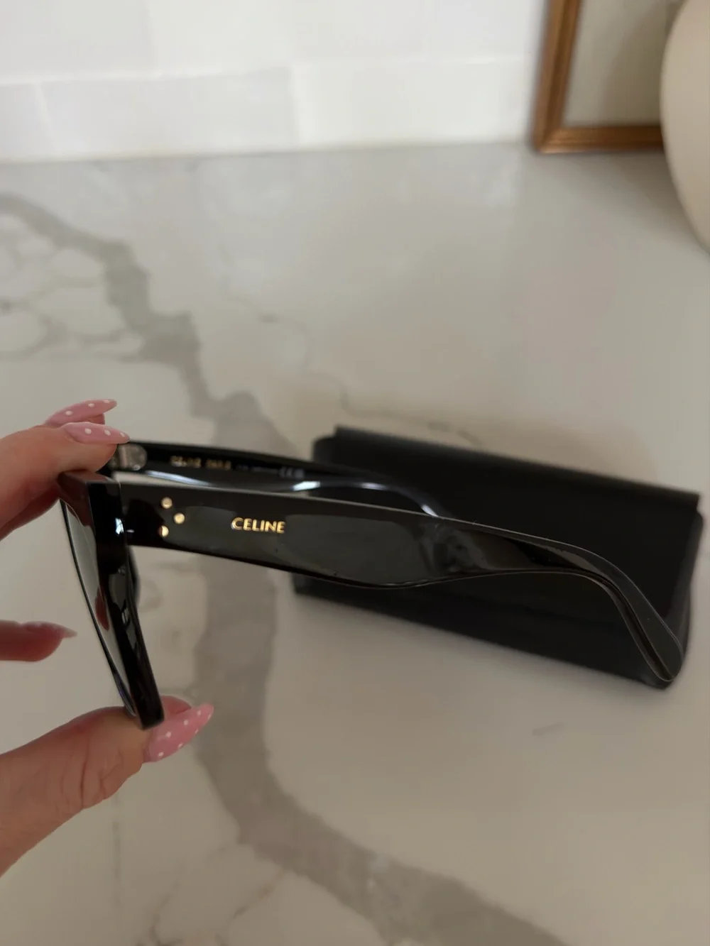 Celine Black Square Sunglasses